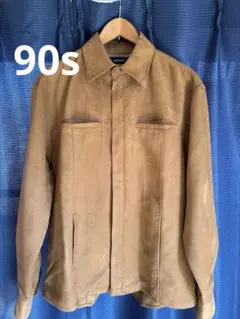 MORGAN WOOD スエードジャケット 90s ブラウン L