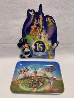 ディズニーランド パリ 15周年記念ポストカード プレート