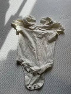 GAP 襟付き半袖ロンパース 12-18ヶ月 クリーム色　70〜80