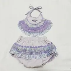 お値下げ！ ANNA SUI mini ベビーセット スタイブルマセット フリル