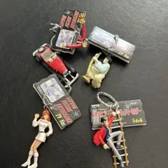 23お値下げ！レトロ！ルパン3世フィギュアキーホルダー4個セット
