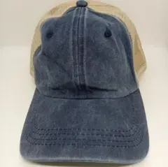 新品⭐️デニムブルー メッシュ キャップ　メンズ　レディース