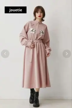 ジュエティ　ピンクチャイナロングワンピース