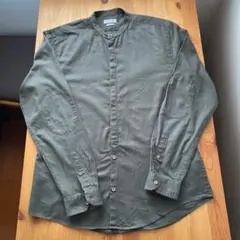 ZARA men'sシャツ　カーキ