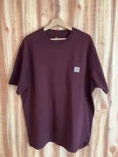 Carhartt K87 ORIGINAL FIT バーガンディ L 2017製