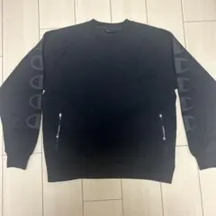 Champion ブラック スウェット トレーナー