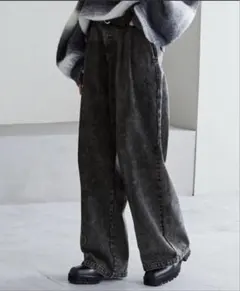 cussil グレー デニムパンツ L