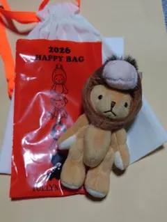 タリーズコーヒー　2026　福袋　ベアぬいぐるみ　馬　巾着ポーチ