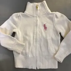 Ralph Lauren ホワイト カーディガン