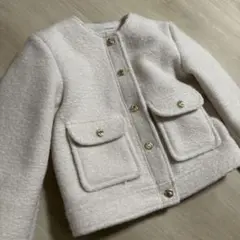 ZARA ブークレカーディガン