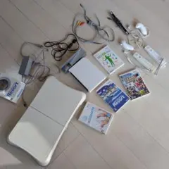 ニンテンドーwii本体、ゲーム、バランスボードのセット