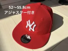 【美品】ニューエラ キッズ キャップ 赤 レッド