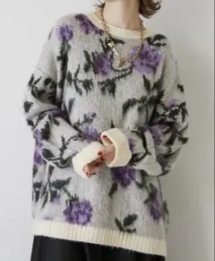 jouetie ニット　花柄