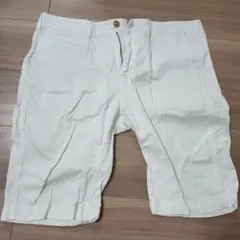 BEAMS HEART ホワイト ショートパンツ L