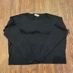 【美品】長袖ニット M ネイビー セーター レディース