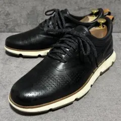 極美品　コールハーン　レザースニーカー　ゼログランド　本革　ブラック　1915