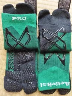 Activital PROダブルエックス S-M グリーン 2足組