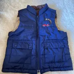 値下げ ダウンベスト　リバーシブル　ファミリア　familiar