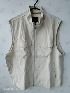 メンズ Vintaige Club ベスト Lサイズ-ホワイト