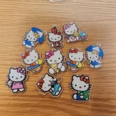 【SALE】キティ カン付き4センチアクリル 10枚セット