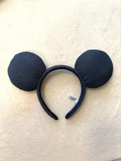 ミッキーマウス　カチューシャ　デニム
