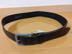 ★Levi's リーバイス レザー ベルト 牛革 ブラック