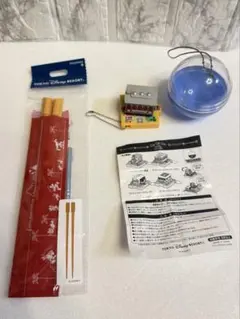 東京ディズニーリゾート　チュロス型　箸　おまけガチャキーホルダー