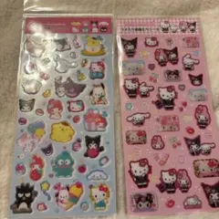 A*様 【正規品】ギャルキティ サンリオキャラクターズ　ラメ入り樹脂もりシール