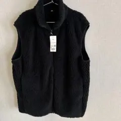 UNIQLO ウィメンズ フリースベスト XL ブラック