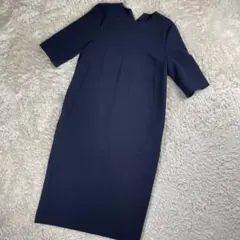 美品✨　お受験ワンピース　学校行事　VIRINA ヴィリーナ　ネイビー　Mのサムネイル
