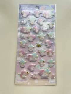 サンリオ　ぷくっとシール　リトルツインスターズ　キキララ