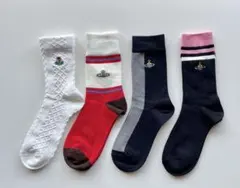 新品 ヴィヴィアン ウエストウッド　靴下 ソックス　4点