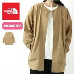 27500円 THE NORTH FACE ノーカラーコート ブラウン ベージュのサムネイル