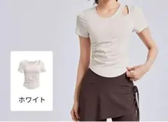 ショート丈 ヨガウェア　トップス　Mサイズ