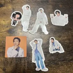 SnowMan 目黒蓮 フレークシール 7枚セット