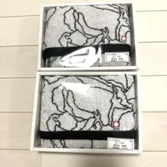 今治タオル 34x75cm 花柄 フェイスタオル 2枚セット