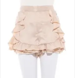 スナイデル　snidel サテンフリルショートパンツ