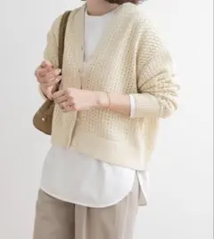 アーバンリサーチドアーズ　USAコットンラウンドヘムカットソー