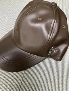 CECIL McBEE セシルマクビー レザー風キャップ