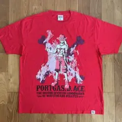 ONE PIECE ポートガス・D・エース Tシャツ 3L レッド ワンピースのサムネイル