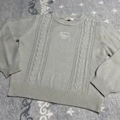 ケーブルニット160