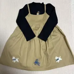 美品　familiar ジャンパースカート　110センチ