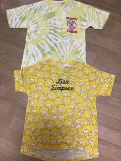 【ZARA/ザラ】半袖Tシャツ2枚組/164cm★キッズ★シンプソンズ★USED