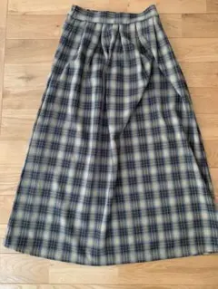 最終値下げ　エヘカソポ ehka sopo チェック　スカート