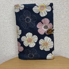 花柄×紫系フラワー×水玉／通帳カード／お薬手帳、診察券入れ／母子手帳マルチケース