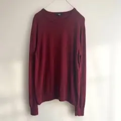 メリノクルーネックセーター Lサイズ UNIQLO