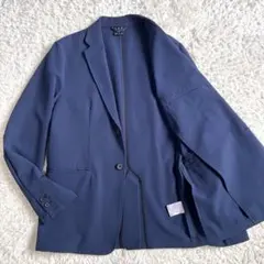 美品/近年/洗える/伸縮✨ニューバランス シティ テーラード ネイビーブルーLのサムネイル
