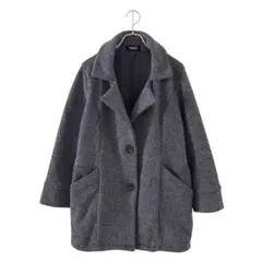 VIVACE コクーンジャケットコート(M〜L)体型カバー ゆったり/グレー