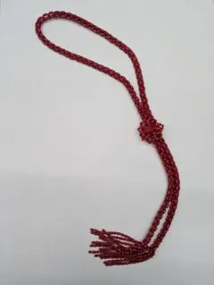 珊瑚？ネックレス ループタイ