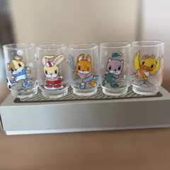 キャラクターガラスコップ5個セット